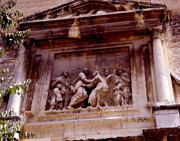 OCAMPO ANDRES
PORTADA PRINCIPAL RENACENTISTA-RELIEVE VISITACION
SEVILLA, IGLESIA DE SANTA ISABEL
SEVILLA