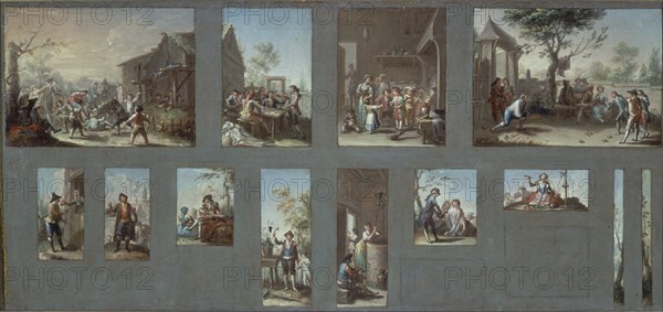 BAYEU RAMON 1746/1793
BOCETOS PARA CARTONES DE TAPICES
MADRID, MUSEO DEL PRADO-PINTURA
MADRID