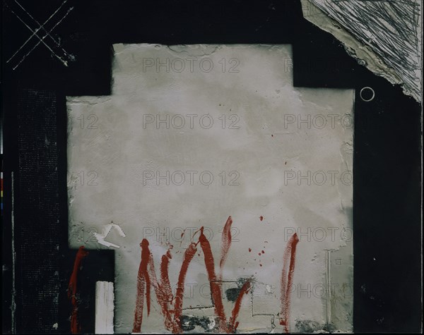 TAPIES ANTONI 1923-
GRAN DIPTICO ROJO Y NEGRO - 1980 - CRUZ BLANCA