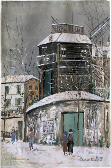 UTRILLO MAURICE 1883/1955
MONTMARTRE - PINTURA