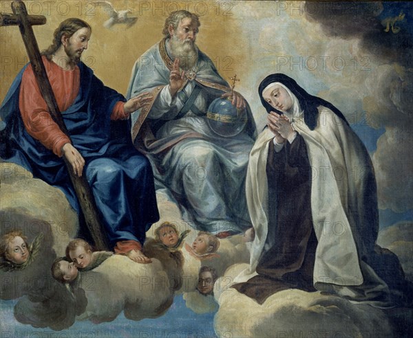 CHAVARITO DOMINGO
VISION DE STA TERESA - PINTURA BARROCA - S XVIII
GRANADA, MUSEO BELLAS ARTES
GRANADA