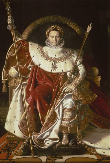 Ingres, Napoleon I on his throne