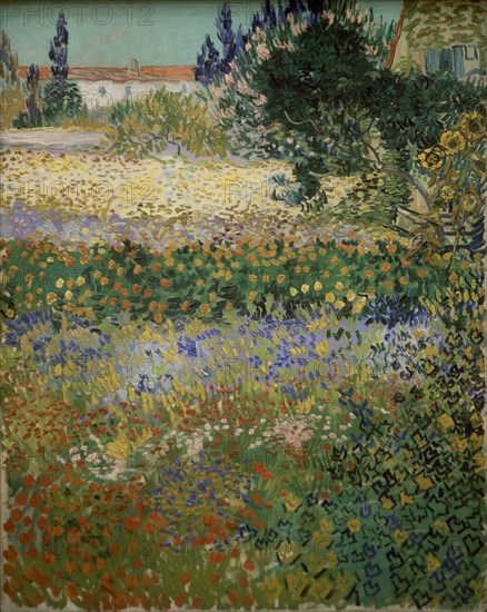 Van Gogh, Jardin en fleurs