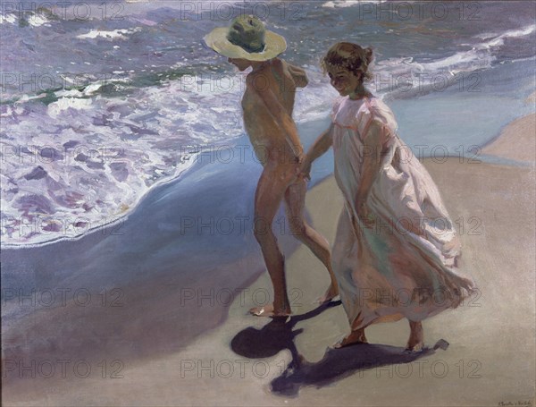 Sorolla, Beach in Valencia, morning sun