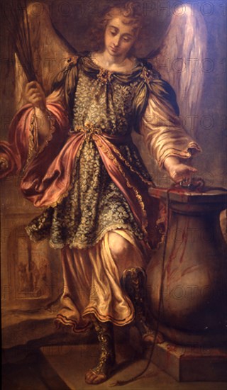 VALDES LEAL JUAN 1622/1690
ANGEL CON FLAGELO
MADRID, BANCO DE ESPAÑA-COLECCIÓN ARTE
MADRID