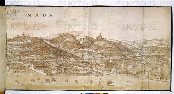 WYNGAERDE ANTON VAN DEN ?/1571
GRANADA-1567-DIBUJO-AGUADA-SEPIA-420x1572mm- URBANISMO RENACENTISTA
VIENA, BIBLIOTECA NACIONAL
AUSTRIA

This image is not downloadable. Contact us for the high res.