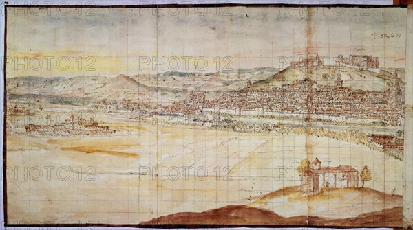 WYNGAERDE ANTON VAN DEN ?/1571
BURGOS-1565-DIBUJO-AGUADA-420X1433-PLUMA SEPIA
VIENA, BIBLIOTECA NACIONAL
AUSTRIA