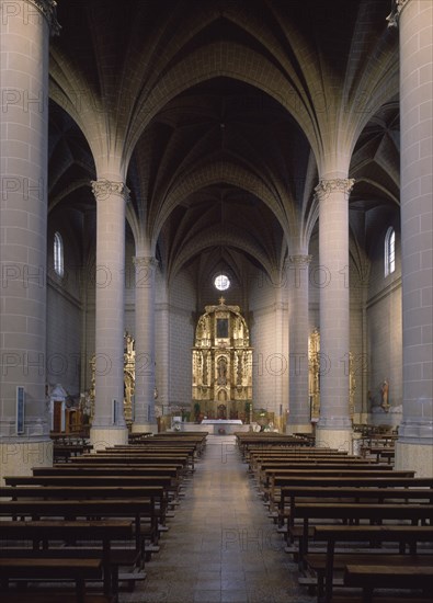 INTERIOR DE LA NAVE CENTRAL HACIA LA CABECERA
CASCANTE, EXTERIOR
NAVARRA

This image is not downloadable. Contact us for the high res.