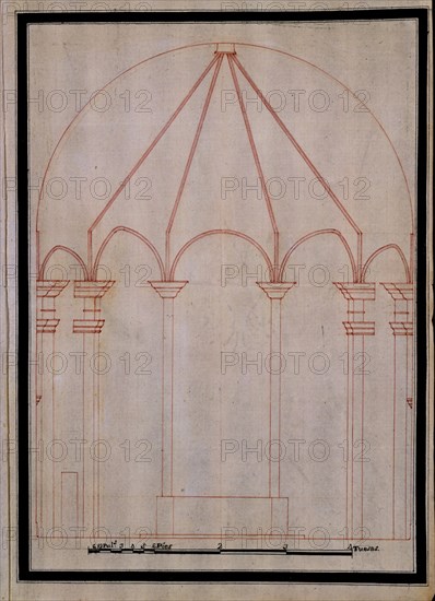 ALZADO DE LA BOVEDA DE LA MEZQUITA DE ORAN
TOLEDO, CATEDRAL BIBLIOTECA
TOLEDO