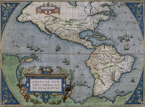 ORTELIUS ABRAHAM 1527/98
AMERICA SIVE NOVI ORBIS-1587-AMERICA
MADRID, SERVICIO GEOGRAFICO EJERCITO
MADRID