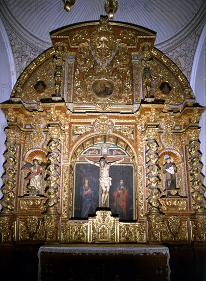 GARCIA CORRALES
RETABLO DE LA CRUCIFIXION-BARROCO
GRANADA, IGLESIA DE SAN  ILDEFONSO
GRANADA