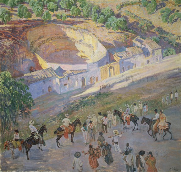 PRIETO SANTOS
CORRIDA DE TOROS EN ARCOS-1933
CADIZ, MUSEO ARQUEOLOGICO Y BB ARTES
CADIZ