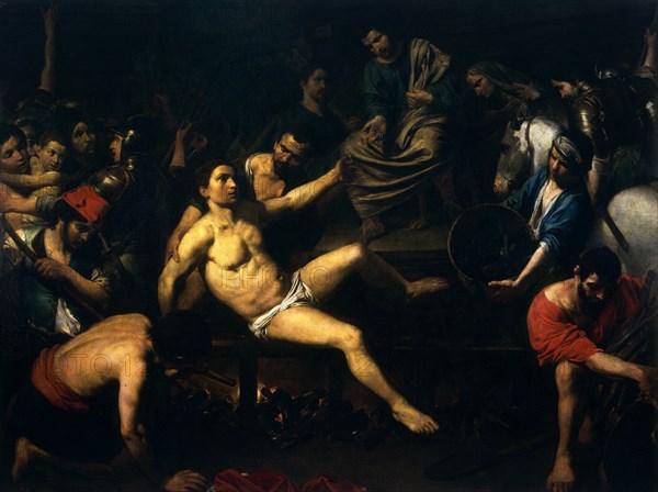 BOULOGNE JUAN VALENTIN DE1591/1634
MARTIRIO DE SAN LORENZO S XVII L 1,95X2,61 NP2346
MADRID, MUSEO DEL PRADO-PINTURA
MADRID
This image is not downloadable. Contact us for the high res.