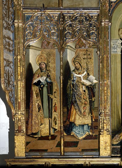FERNANDEZ ALEJO 1475-1545
CAP S AMBBROSIO-S GREGORIO-MAESE RODRIGO-RETABLO MAYOR-DETALLE
SEVILLA, CATEDRAL
SEVILLA
This image is not downloadable. Contact us for the high res.