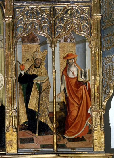FERNANDEZ ALEJO 1475-1545
CAP S AGUSTIN -S JERONIMO-MAESE RODRIGO-RETABLO MAYOR-DETALLE
SEVILLA, CATEDRAL
SEVILLA
This image is not downloadable. Contact us for the high res.