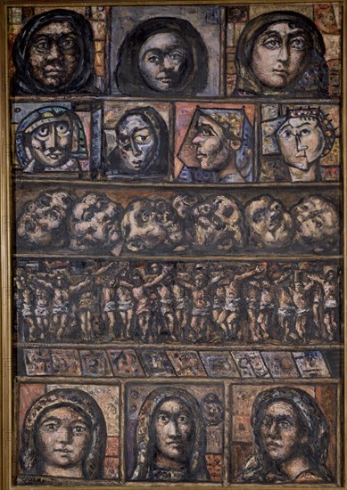 LAXEIRO JOSE OTERO ABELEDO1908/96
RETABLO DE LAS VIUDAS 1970/80 - O/L 143X203 CM
MADRID, SENADO-PINTURA
MADRID
This image is not downloadable. Contact us for the high res.