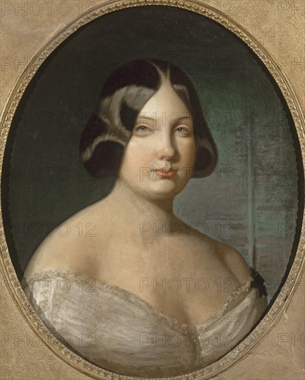 FIERROS DIONISIO 1827/94
Portrait de la reine Isabelle II d'Espagne
Vers 1853   OLEO/LIENZO-54X67- PINTURA ROMANTICA ESPAÑOLA
MADRID, SENADO-PINTURA
MADRID