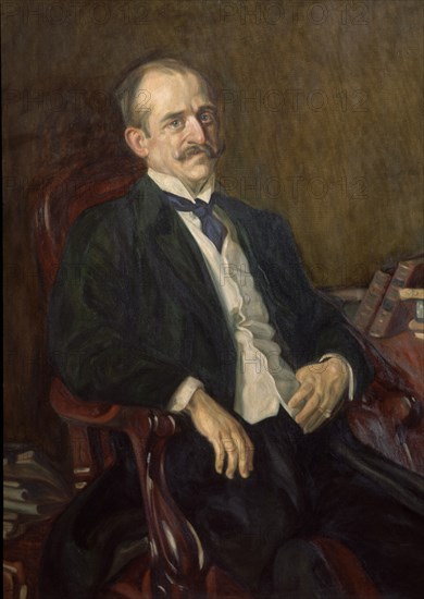 ALVARO FIGUEROA Y TORRES-CDE DE ROMANONES- 1863/1950- 2ºPDTE SENADO(COPIA DEL DE LOPEZ MEZQUITA DEL 
MADRID, SENADO-PINTURA
MADRID