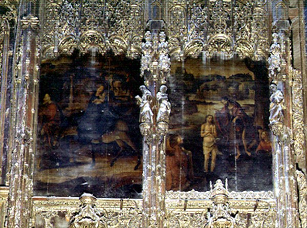 FERNANDEZ ALEJO 1475-1545
RETABLO - PINTURAS DEL SIGLO XVI
MARCHENA, IGLESIA DE SAN JUAN BAUTISTA
SEVILLA
