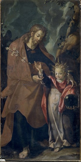 VAZQUEZ ALONSO 1564/1608
IGLESIA - RETABLO MAYOR - PINTURAS LATERALES
MARCHENA, COLEGIO SANTA ISABEL
SEVILLA