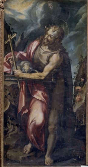 VAZQUEZ ALONSO 1564/1608
IGLESIA - RETABLO MAYOR - PINTURAS LATERALES-EL BUEN PASTOR
MARCHENA, COLEGIO SANTA ISABEL
SEVILLA