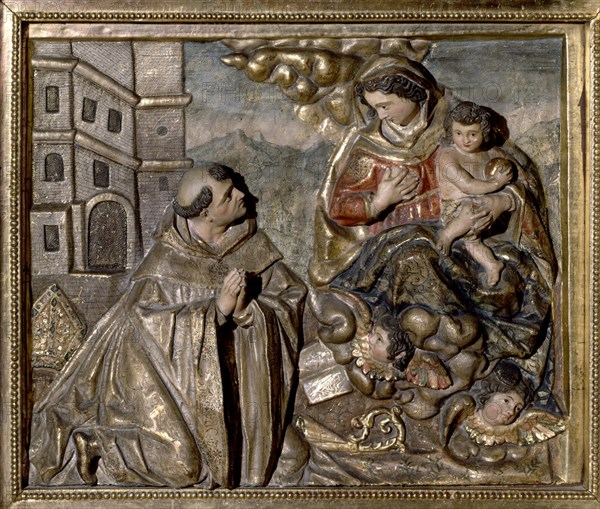 SALA CAPITULAR-RETABLO S XVII-DET DE SAN BERNARDO
LEYRE, MONASTERIO SAN SALVADOR
NAVARRA
This image is not downloadable. Contact us for the high res.