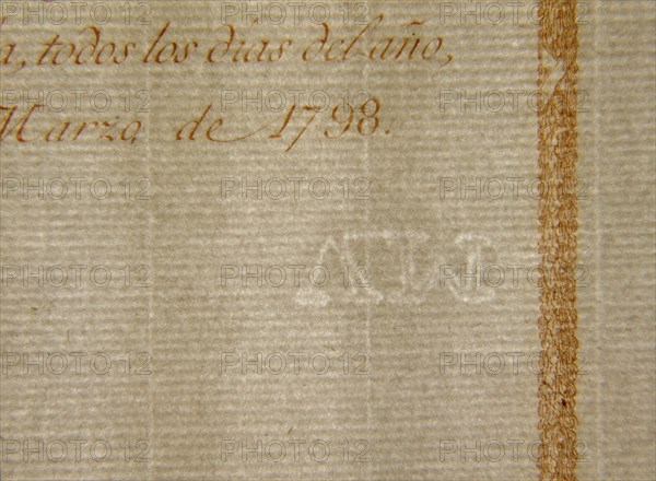 DOCUMENTO-DET DE FILIGRANA
MADRID, BANCO DE ESPAÑA-DOCUMENTOS
MADRID