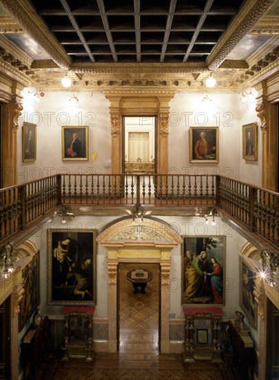 INTERIOR-SALA Y BARANDILLA DEL PRIMER PISO
MADRID, MUSEO LAZARO GALDIANO-INTERIOR
MADRID