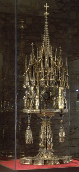 ARTAU FRANCISCO DE ASIS
CUSTODIA DEL CORPUS-GOTICO MEDIEVAL-XV
GERONA, CATEDRAL-MUSEO
GERONA