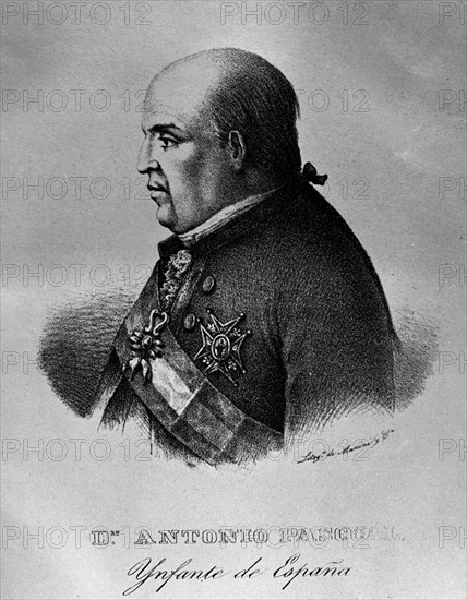 D ANTONIO PASCUAL DE BORBON-INFANTE DE ESPANA
MADRID, MUSEO ROMANTICO
MADRID