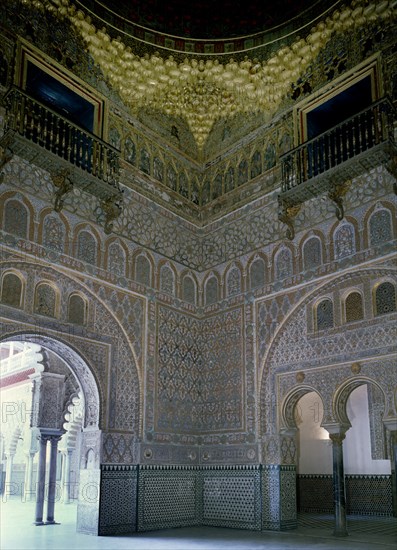 SALON DE EMBAJADORES - DECORACION POLICROMADA - S XIV - PALACIO CONSTRUIDO POR PEDRO I - MUDEJAR
SEVILLA, REALES ALCAZARES
SEVILLA

This image is not downloadable. Contact us for the high res.