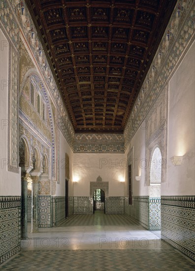 CENADOR DE LA ALCOBA DE LOS REYES DEL PALACIO DE PEDRO I - ARTESONADO - MUDEJAR
SEVILLA, REALES ALCAZARES
SEVILLA

This image is not downloadable. Contact us for the high res.