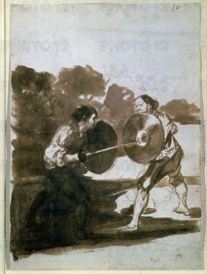 Goya, Duel à mort