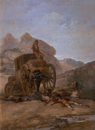 Goya, Attack of a diligence