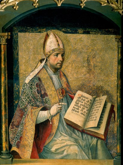 BERRUGUETE PEDRO 1450/1504
RETABLO MAYOR-SAN AGUSTIN
AVILA, CONVENTO DE SANTO TOMAS
AVILA