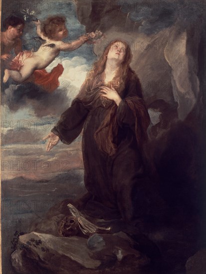 Van Dyck, St Rosalia Crowned with Roses by Two Angels