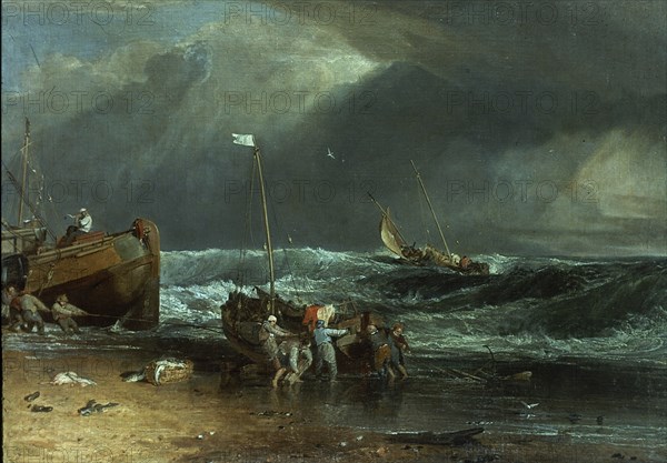 TURNER J M W 1775/1851
SACANDO LA BARCA EN DIA DE TORMENTA
LONDRES, KENWOOD HOUSE/COL IVEAGH BEQUE
INGLATERRA