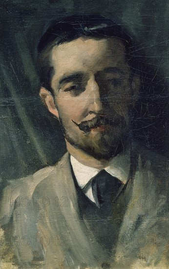 ROSALES EDUARDO 1836/1873
RETRATO DE GABRIEL MOURETA
MADRID, COLECCION RAFAEL GIL
MADRID