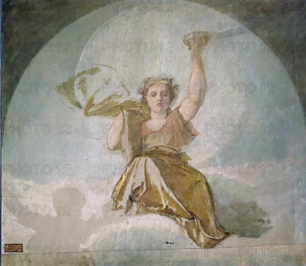 ROSALES EDUARDO 1836/1873
FIGURA ALEGORICA
MADRID, COLECCION ELENA SANTONJA
MADRID