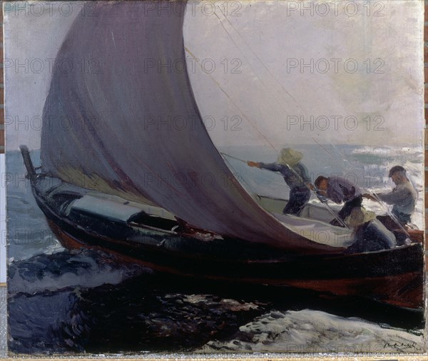 Sorolla, La rafale de vent