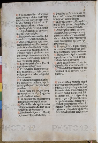 EIXIMENIS FRAI FRANCISCO1330/1409
VITA CHRISTI-ULTIMA PAG CON COLOFON-IMPR 1496
MADRID, SENADO-BIBLIOTECA
MADRID
This image is not downloadable. Contact us for the high res.