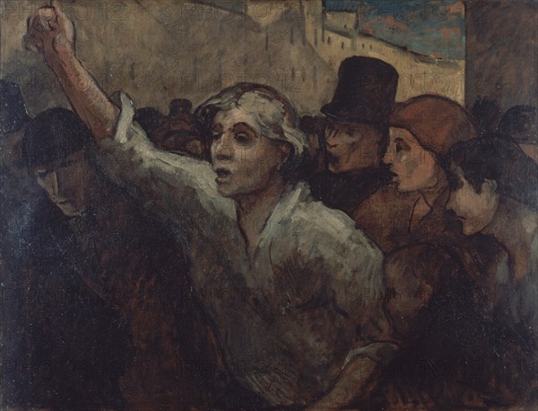 Daumier, L'Emeute