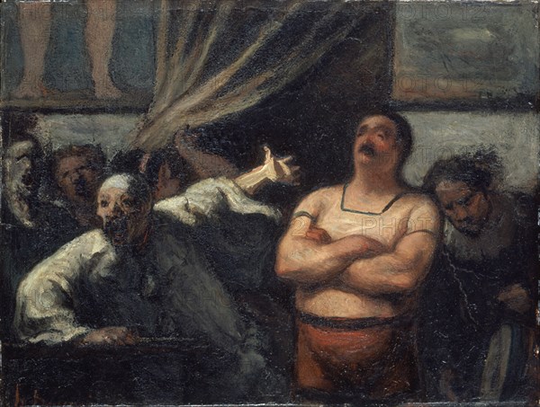 DAUMIER HONORE 1808-1879
EL FORZUDO-1865-OLEO SOBRE PANEL MADERA-27X35
WASHINGTON D.F., COLECCION PHILLIPS
EEUU

This image is not downloadable. Contact us for the high res.