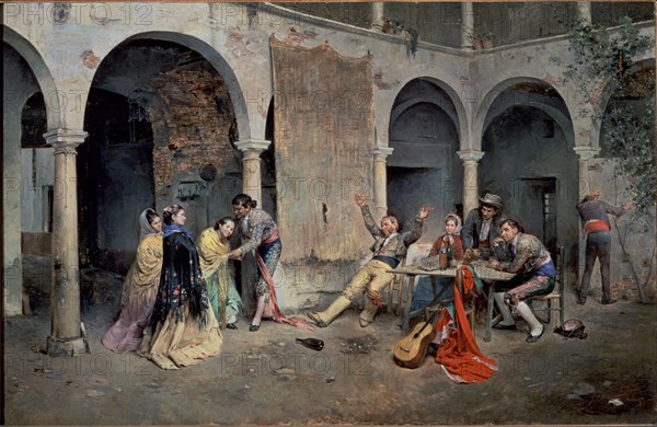 DENIS BELGRANO JOSE
DESPUES DE LA CORRIDA. O/L 0.75 X 1.15 m - 1872- S XIX PINTURA COSTUMBRISTA-ESCUELA MALAGUEÑA
MALAGA, MUSEO BELLAS ARTES
MALAGA