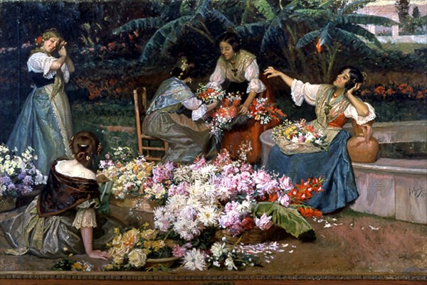 NOGALES SEVILLA
FLORISTAS VALENCIANAS-1908
MALAGA, MUSEO BELLAS ARTES
MALAGA