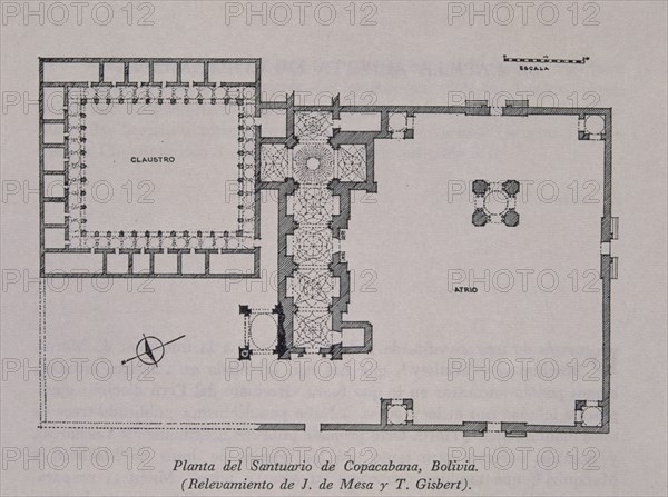 PLANO-PLANTA DEL SANTUARIODE COPACABANA-BOLIVIA
This image is not downloadable. Contact us for the high res.