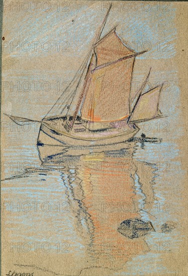 LLORENS FRANCISCO 1874-1948
BARCA-DIBUJO-CARBONCILLO Y PASTEL-18,5X13 CMS-1920
This image is not downloadable. Contact us for the high res.