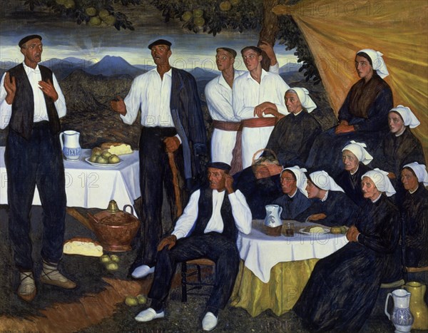 ZUBIAURRE VALENTIN 1879/1963
BERSOLARIS-OLEO/LIENZO-196X245,5 CMS
BILBAO, MUSEO BELLAS ARTES
VIZCAYA
