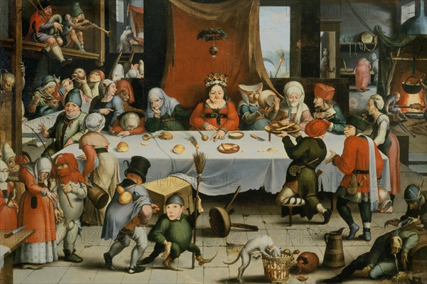 MANDIJN JAN
FESTIN BURLESCO-OLEO/TABLA-98,5 X 146,5 CMS
BILBAO, MUSEO BELLAS ARTES
VIZCAYA