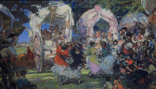 BILBAO GONZALO 1860/1938
LA ROMERIA DEL ROCIO-UN ALTO EN EL CAMINO-75 X 126 CM-NºINV82/2285
BILBAO, MUSEO BELLAS ARTES
VIZCAYA
This image is not downloadable. Contact us for the high res.